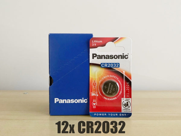 Panasonic CR2032 Batteries (12x)