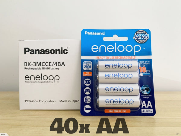 Panasonic Eneloop AA Batteries (40x)