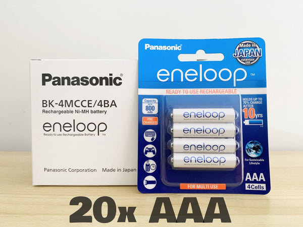 Panasonic Eneloop AAA Batteries (20x)
