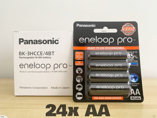 Panasonic Eneloop Pro AA Batteries (24x)
