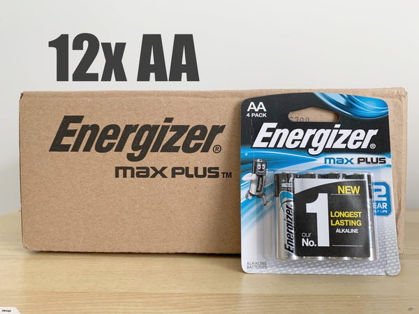 Energizer AA Alkaline Max PLUS Batteries (12x)
