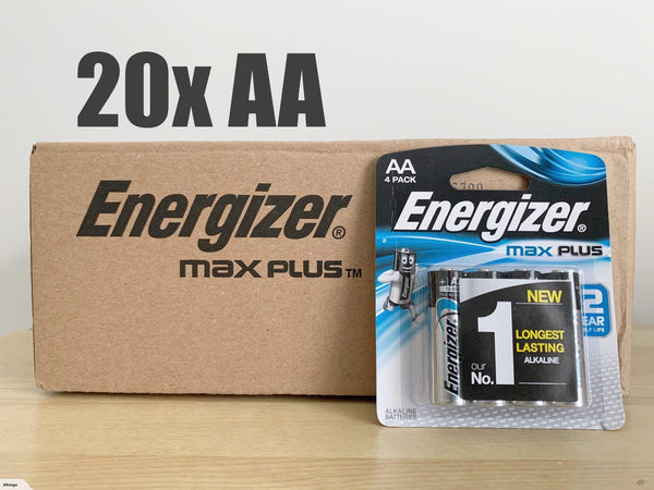 Energizer AA Alkaline Max PLUS Batteries (20x)